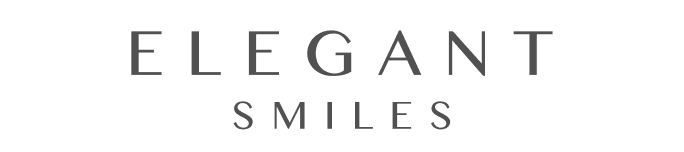 Logo for Elegant Smiles dental clinic in a sleek black font