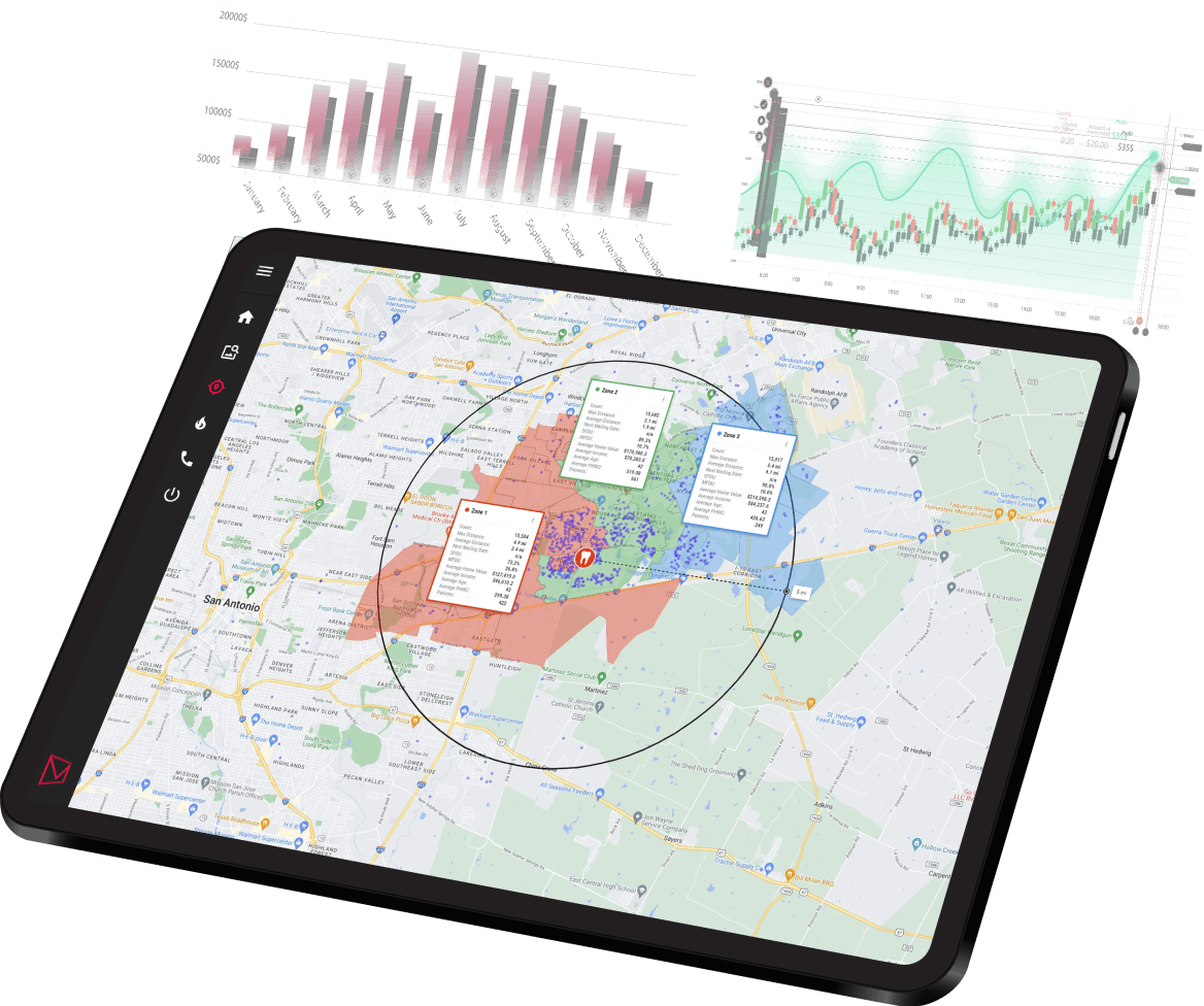 Signup page for a new mover marketing campaign displayed on a tablet