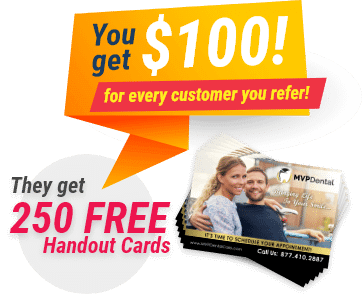 You get $100 for every customer you refer!